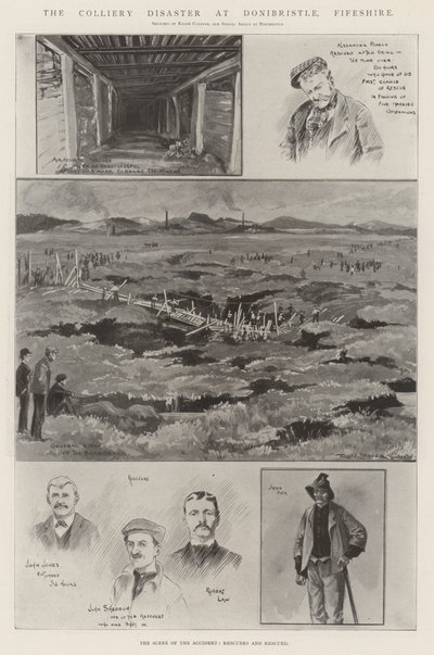 El desastre de la mina en Donibristle, Fifeshire de Ralph Cleaver